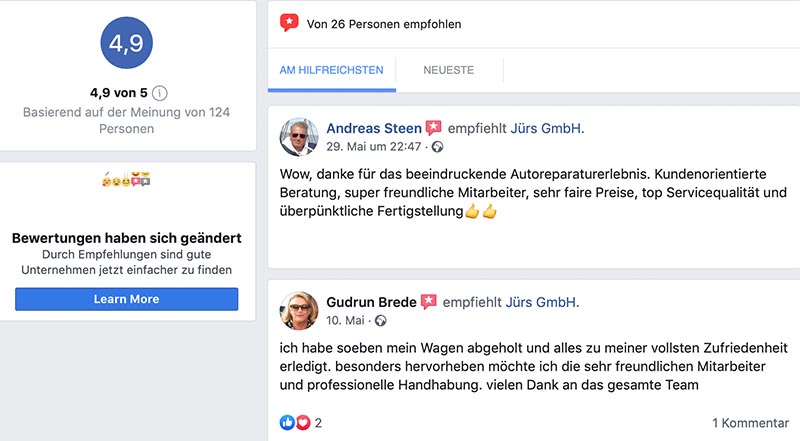 Echtheit von Kundenbewertungen Echtheit von Kundenbewertungen