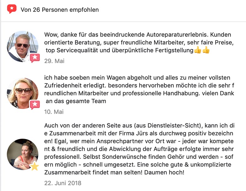 Vertrauen durch Kundenbewertungen Vertrauen durch Kundenbewertungen