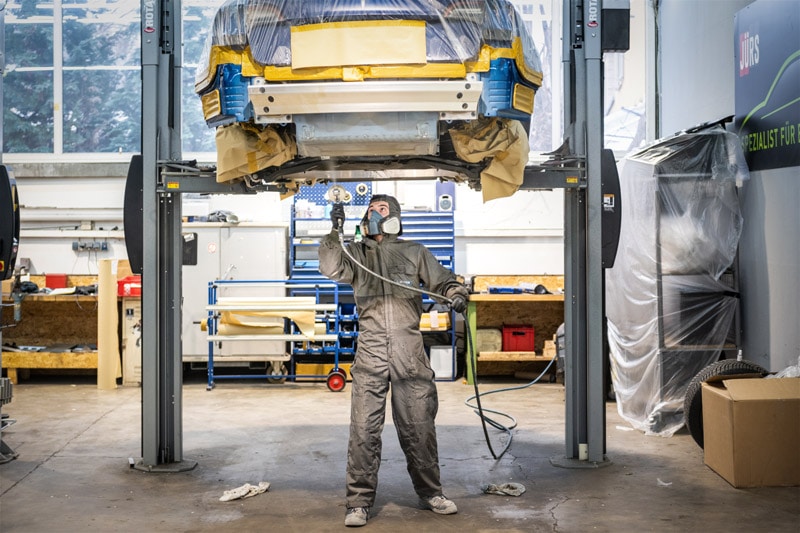 Unterbodenschutz auftragen Unterbodenschutz auftragen