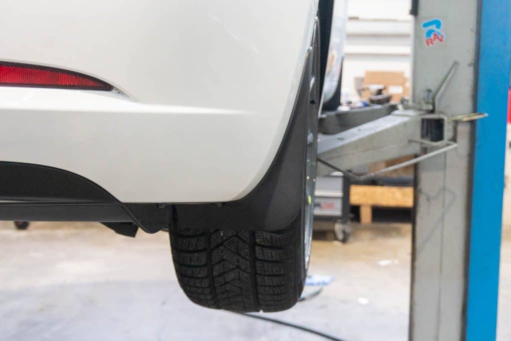 Mudflaps für Tesla Model 3 in Schwarz